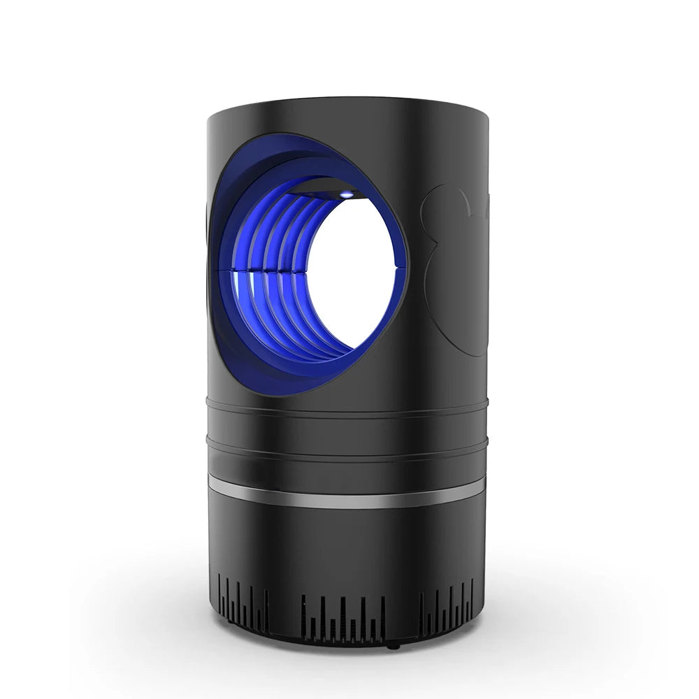 1 pieza — Lámpara eléctrica LED atrapamosquitos e insectos, con control de plagas, tamaño compacto y alimentación USB con adaptador.