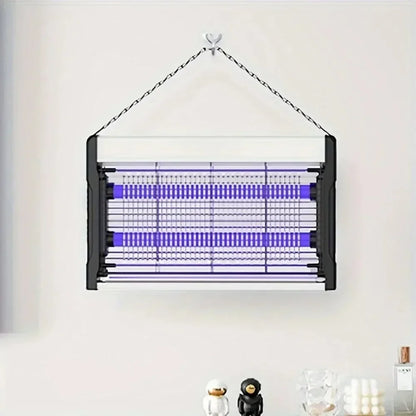 Lámpara eléctrica mata mosquitos y atrapainsectos para interior/exterior; repele y elimina mosquitos de forma eficaz.