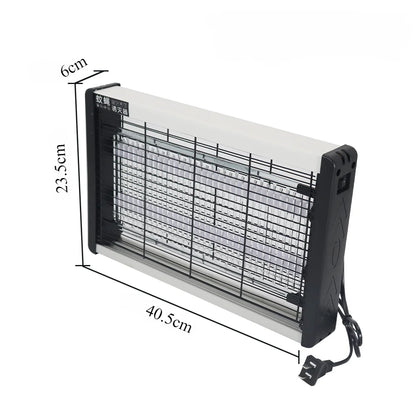 Lámpara eléctrica mata mosquitos y atrapainsectos para interior/exterior; repele y elimina mosquitos de forma eficaz.